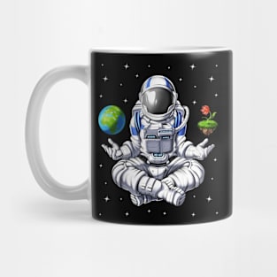 Space Astronaut Meditation Mug